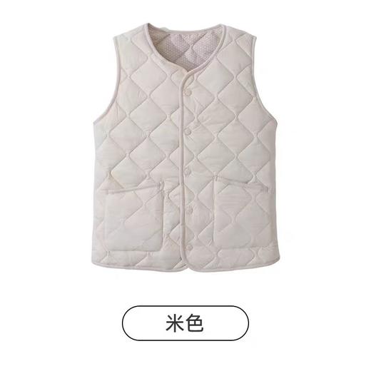 女王节抢购价-不支持退 五只白鹅—羊毛马夹轻薄短款内穿休闲百搭坎肩 气绒马甲4801 商品图5