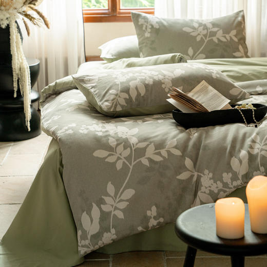 自然醒全棉贡缎磨毛数码印花四件套HS 商品图13