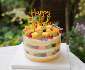 水果裸蛋糕——少奶油