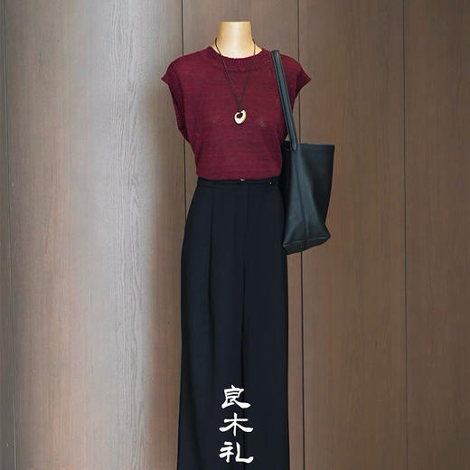 【部分现货】良木礼西装阔腿裤（小金扣）（10822） 商品图0