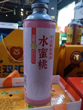 金星中式精酿啤酒水蜜桃味1升