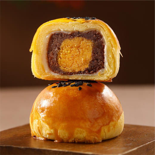 糕小生联名上下杭·月满双杭8粒装月饼礼盒2025 商品图4