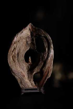 风化木x鹿角｜无相禅境 摆件