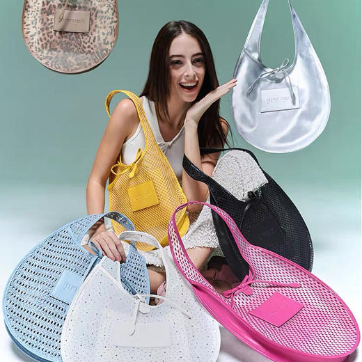 度假网纱托特包 商品图0