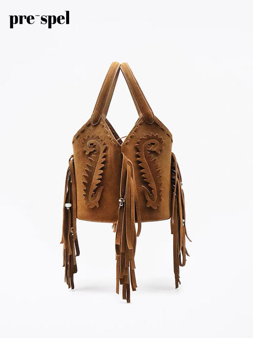 流苏水桶包 商品图1