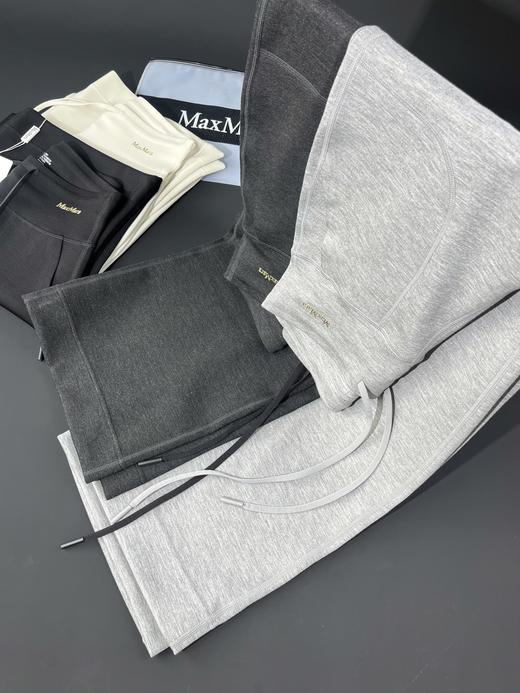 莫代尔面料的极致垂感MAXMara高腰阔腿休闲裤 商品图6
