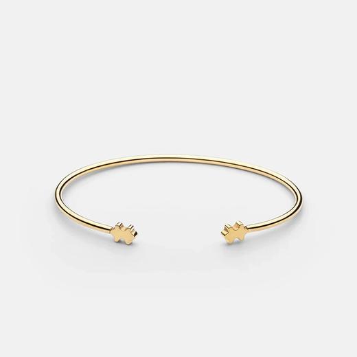 北京仓｜Skultuna-Project Playground-金色 拼图 手镯［瑞典设计师］ 商品图0