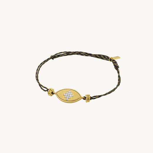 北京仓｜MYA-BAY-BLACK SHINY JAZZY-金色 椭圆 锆石 手链［比利时设计师］ 商品图0