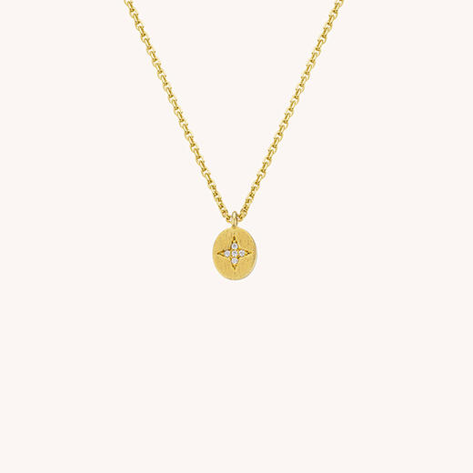 订购8周到｜MYA-BAY-STAR LOVER-椭圆 星星 锆石 吊坠 项链［比利时设计师］ 商品图0