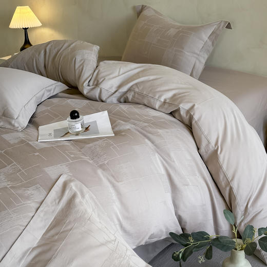 自然醒轻奢高支浮雕立体提花单件被套HS 商品图2