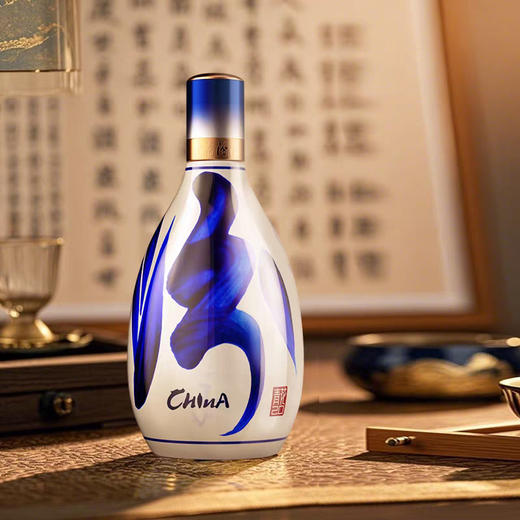 杏花村 53度青花汾酒清香型白酒 500ml/盒 新包装 商品图1