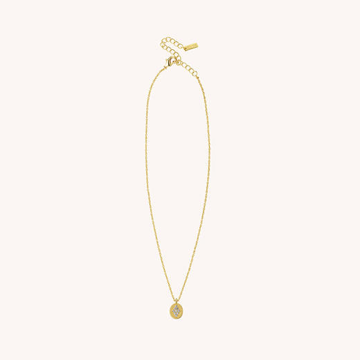 北京仓｜MYA-BAY-BELLA LOVER-椭圆 锆石 吊坠 项链［比利时设计师］ 商品图2