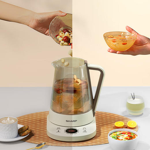 【多样屋专柜】夏普液体加热器烧水壶304不锈钢煮茶壶1.5L 商品图4