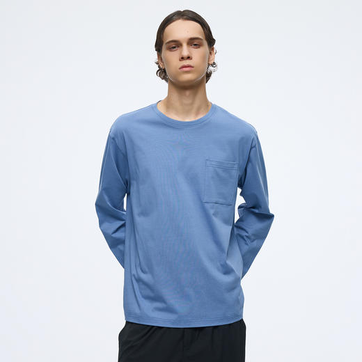 WassupHouse口袋长袖T恤 商品图0