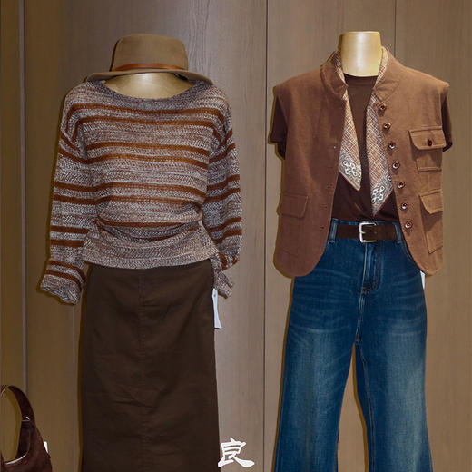 良木礼立领亚麻马甲（Q2584257） 商品图1