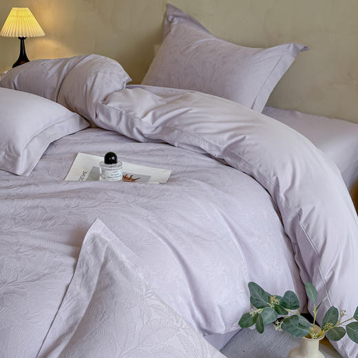 自然醒轻奢高支浮雕立体提花单件被套HS 商品图9