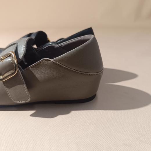 西村名物2025年秋季新款舒适软底软面薄底平跟深口单鞋勃肯鞋T25CM31921 商品图6