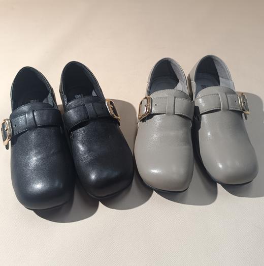 西村名物2025年秋季新款舒适软底软面薄底平跟深口单鞋勃肯鞋T25CM31921 商品图0