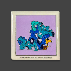 HooKBooK-食蚁兽瓷砖冰箱贴（图案随机）