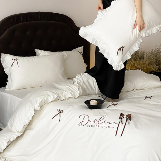 自然醒A类全棉水洗四件套-蝴蝶结AN 商品图1