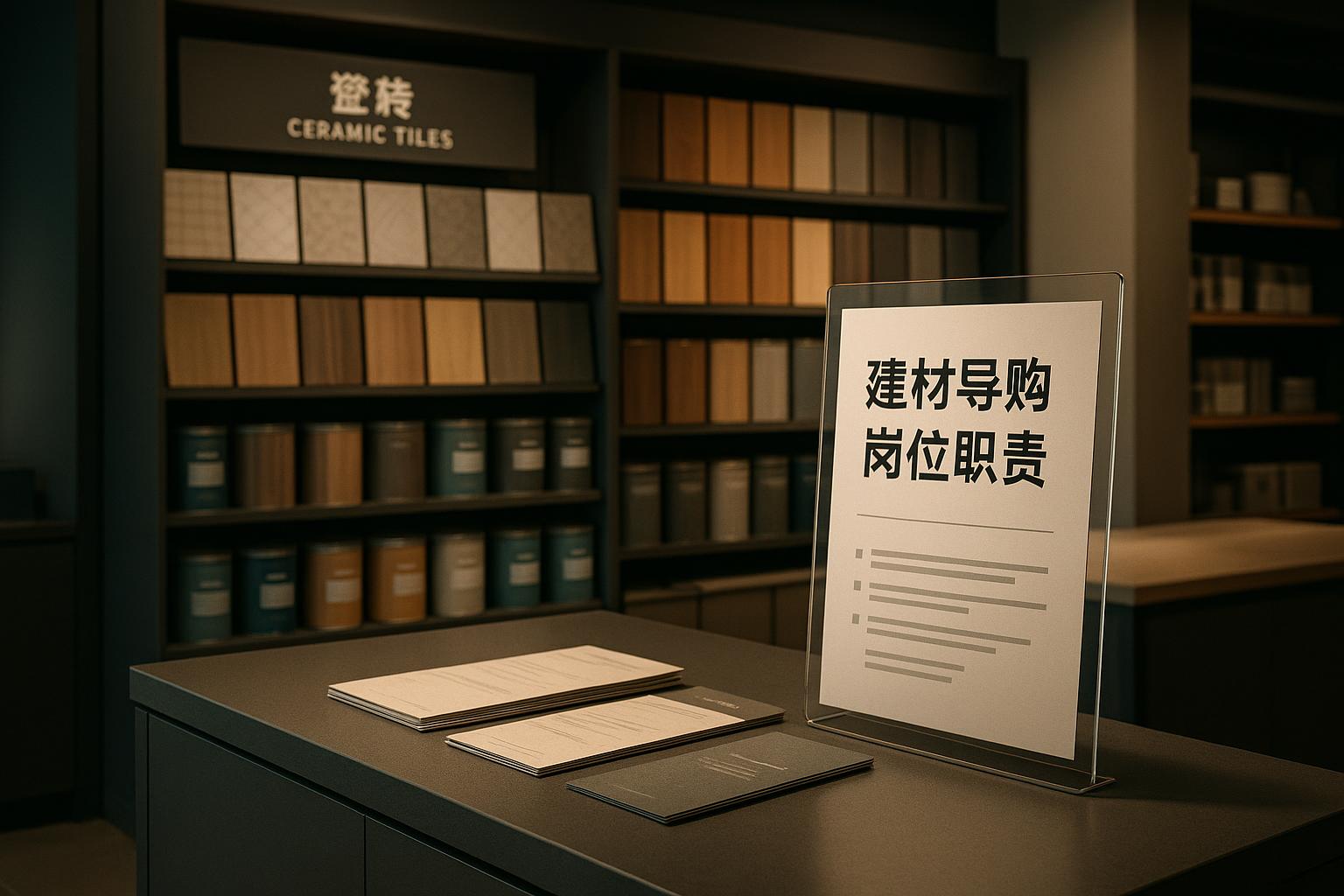 建材导购的核心工作内容包括哪些？