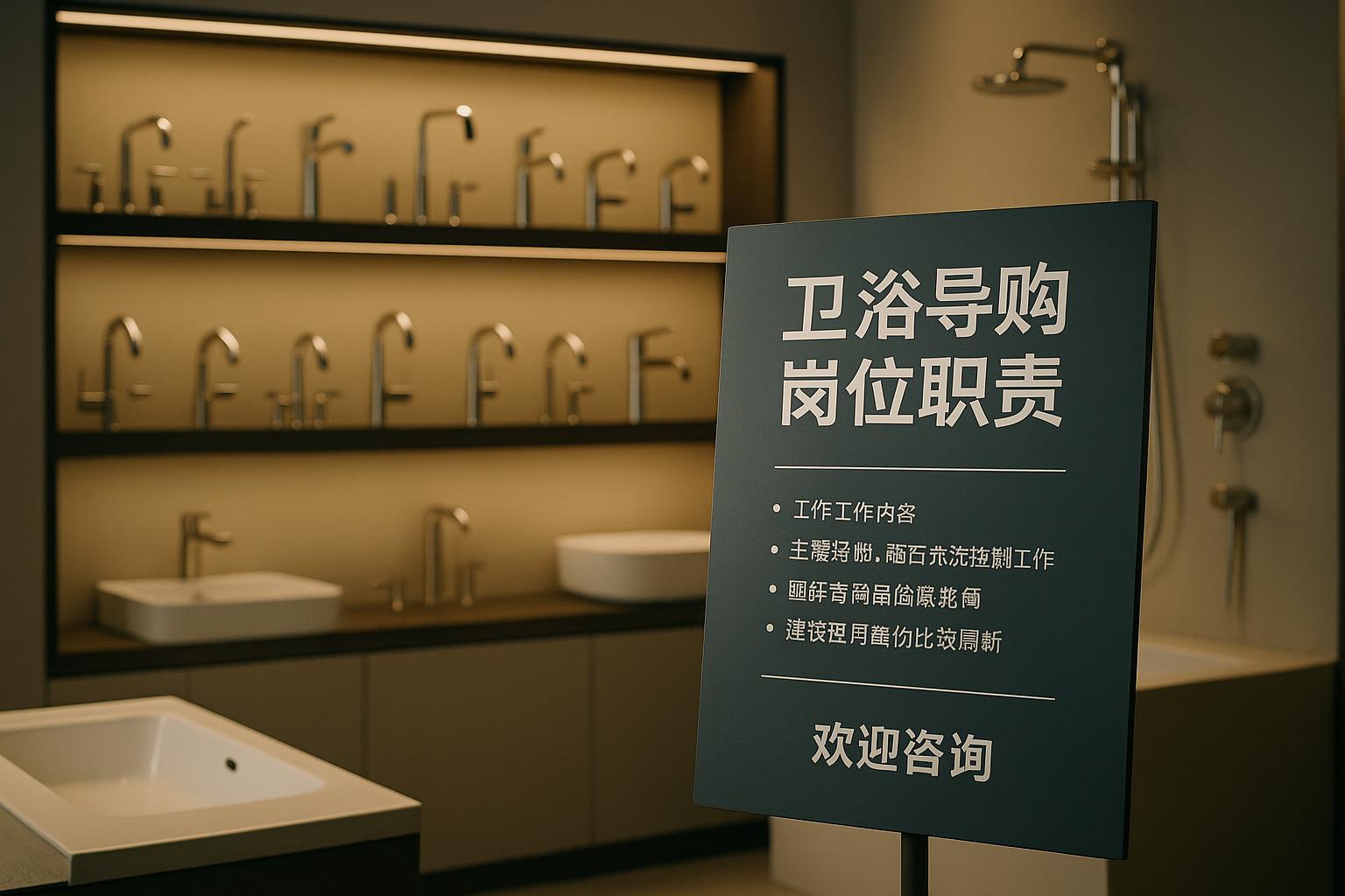 卫浴导购的日常工作包含哪些内容？