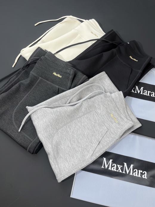 莫代尔面料的极致垂感MAXMara高腰阔腿休闲裤 商品图7