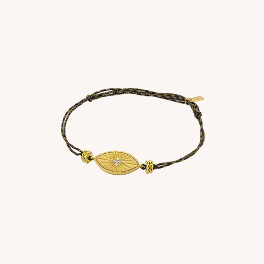 北京仓｜MYA-BAY-BLACK SHINY JAZZY-椭圆 纹理 锆石 手链［比利时设计师］ 商品图0