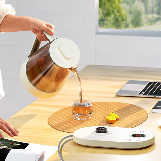 【多样屋专柜】夏普液体加热器烧水壶304不锈钢煮茶壶1.5L 商品图3