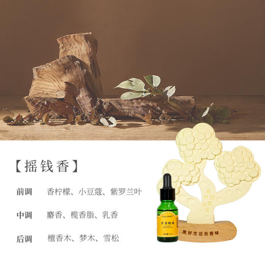 璐璐馨香薰家用室内持久摇钱树摆件香薰精油送礼佳品摇钱树-扩香香氛摆件15ml 商品图0