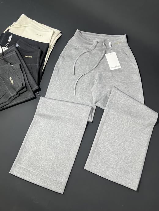 莫代尔面料的极致垂感MAXMara高腰阔腿休闲裤 商品图5