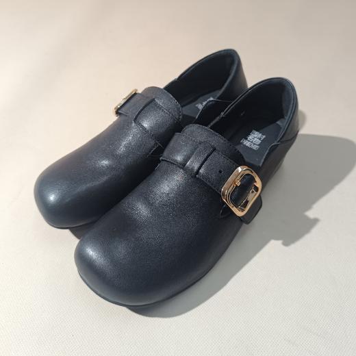 西村名物2025年秋季新款舒适软底软面薄底平跟深口单鞋勃肯鞋T25CM31921 商品图5