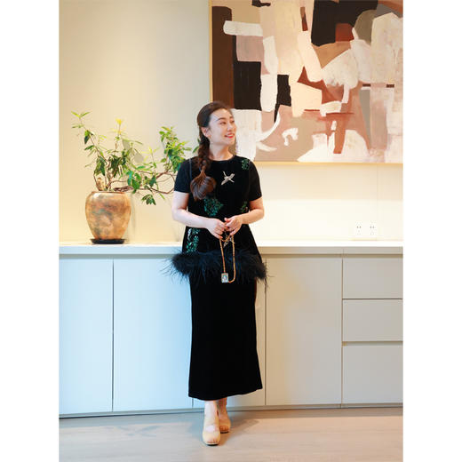 【抖音专属】松鹤延年•新中式马甲（24804209-年轮-高定款） 商品图2