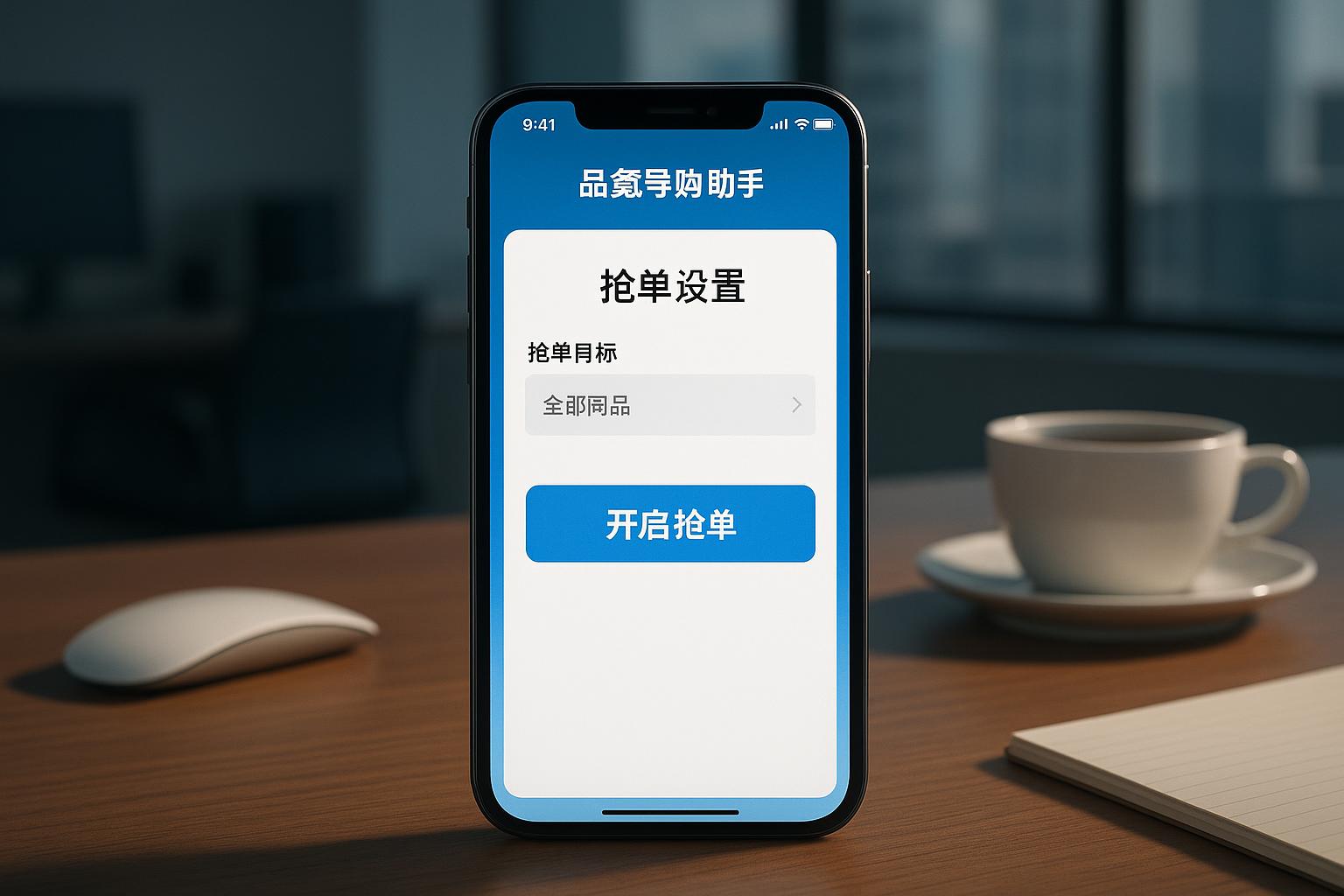 如何快速找到品氪导购助手的抢单设置入口？