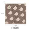 【清凉购特价129任选4个】多样屋大福兔兔提花擦手巾/藏蓝色 商品缩略图4