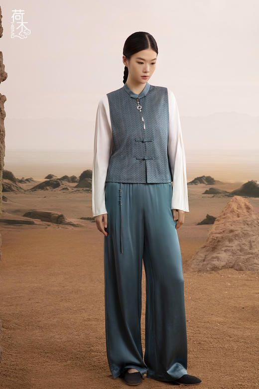 荷木HEMU丨世毋极锦纹·马甲 商品图2