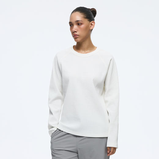 WassupHouse25华夫格插肩长袖 商品图1