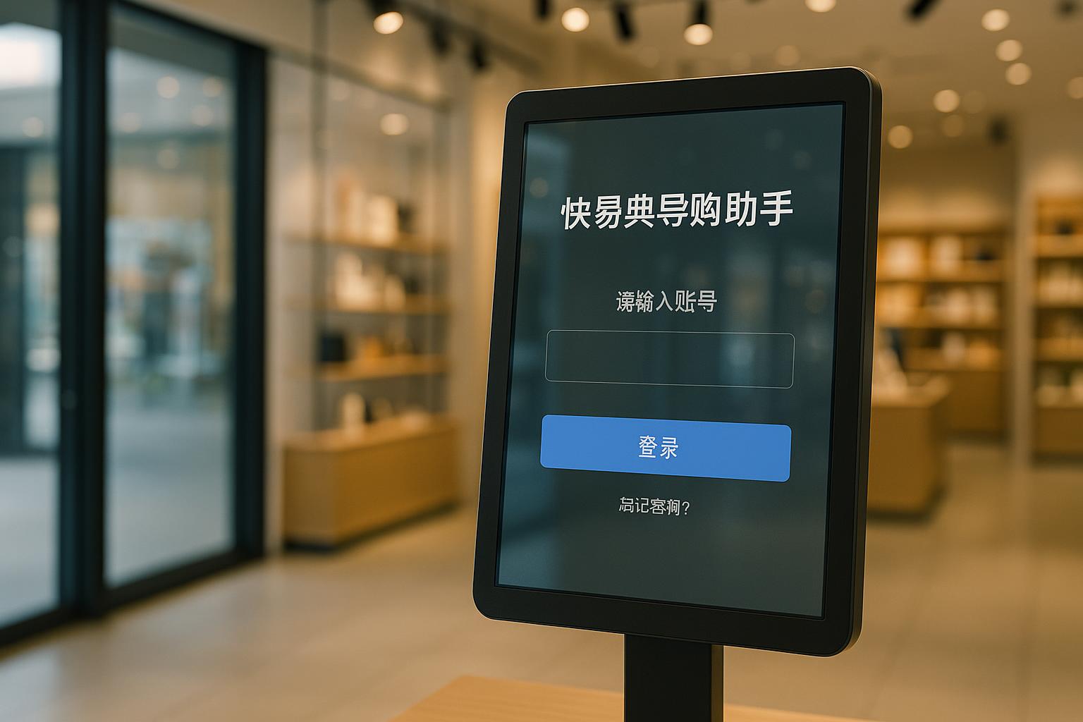 快易典导购助手首次登录流程有哪些？