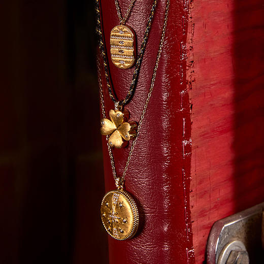 订购8周到｜MYA-BAY-DIWALI SECRET-花边 徽章 吊坠 项链（可开合）［比利时设计师］ 商品图3