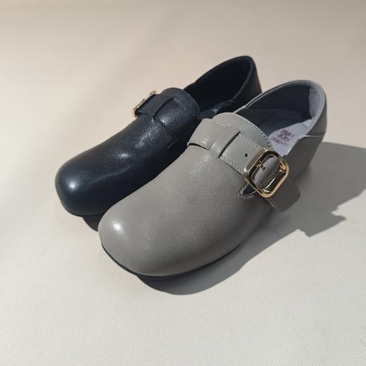 西村名物2025年秋季新款舒适软底软面薄底平跟深口单鞋勃肯鞋T25CM31921 商品图1