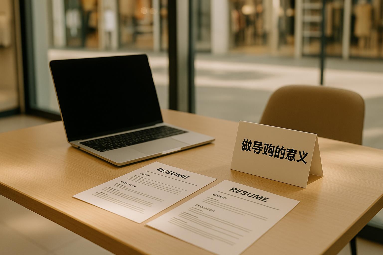 “做导购的意义”英文怎么表达？