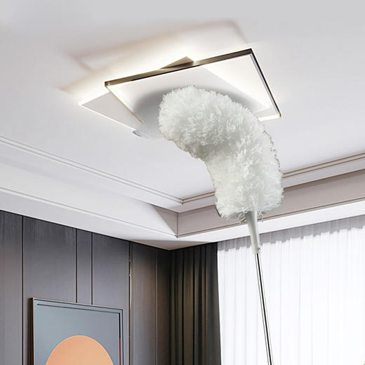 【清凉购特价129任选4个】多样屋锅刷厨房专用洗锅刷子不沾油不伤锅/伸缩不锈钢超细掸/灰白色 商品图2