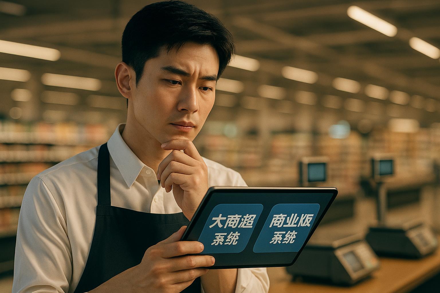 超市系統(tǒng)選型怎么做？不同面積門店的選型差異與建議