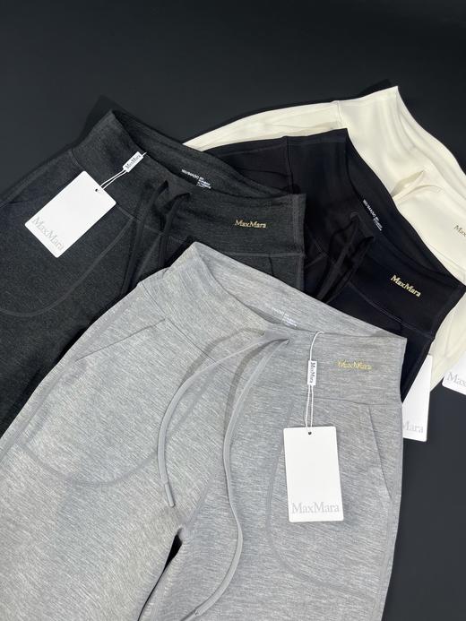 莫代尔面料的极致垂感MAXMara高腰阔腿休闲裤 商品图9