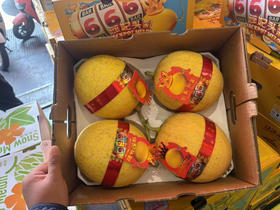 42.8元/件新疆金蛋蛋哈密瓜4个装净重约13-14斤