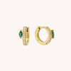 订购8周到｜MYA-BAY-PRECIOUS DEHLI-绿色 锆石 镶嵌 耳环［比利时设计师］ 商品缩略图0