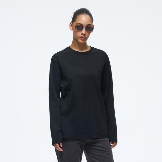 WassupHouse口袋长袖T恤 商品图3