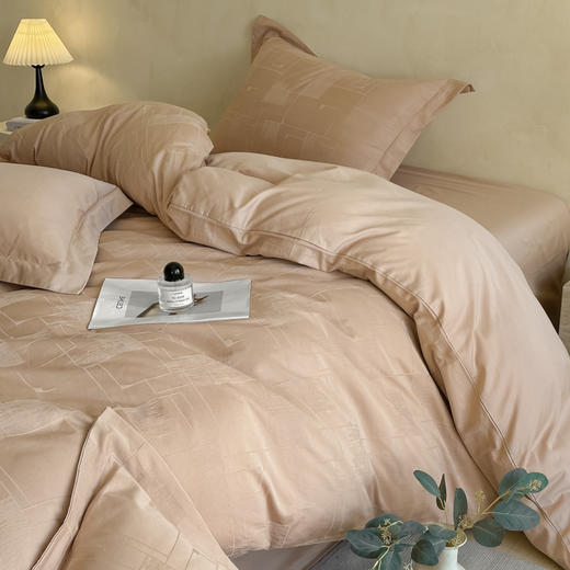 自然醒轻奢高支浮雕立体提花单件被套HS 商品图1