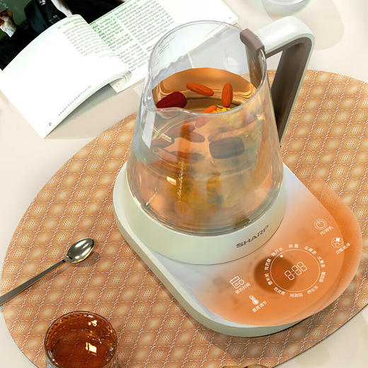 【多样屋专柜】夏普液体加热器烧水壶304不锈钢煮茶壶1.5L 商品图1
