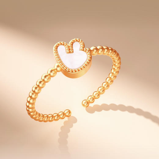 袋鼠团团贝母戒指 商品图2